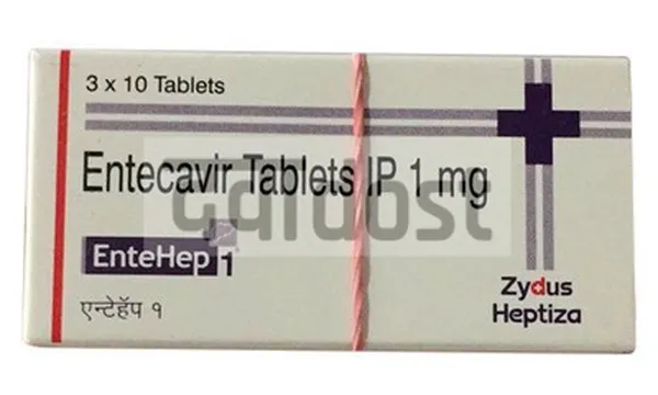 Entehep 1mg Tablet 30s