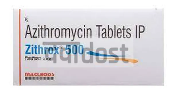 Zithrox 500mg Tablet 5s