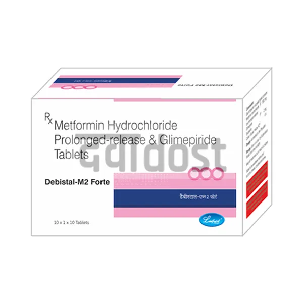 Debistal M2 Forte 1000mg/2mg Tablet 10s