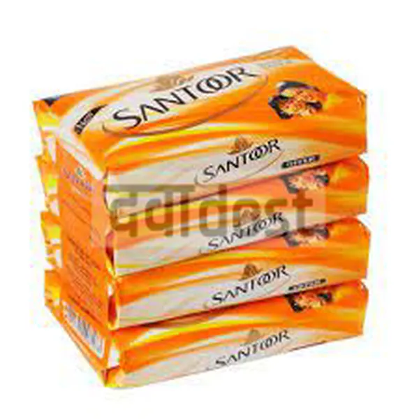 Santoor Soap Sandal And Turmeric 75gm 4s