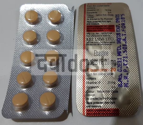 Ebanorm 20mg Tablet 10s