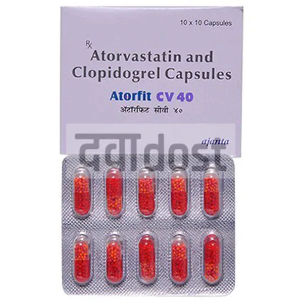 Atorfit CV 40mg/75mg Capsule 10s