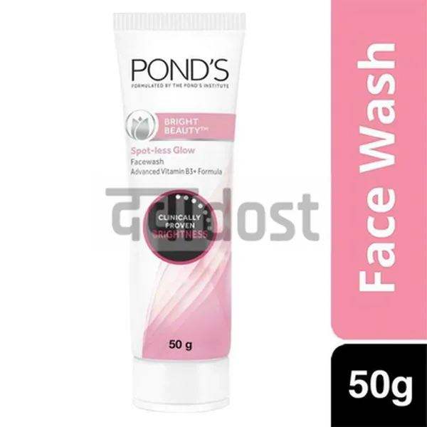 Ponds Bright Beauty Spot Less Glow facewash 50gm