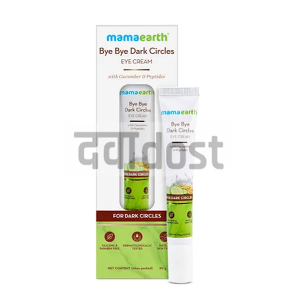 Mamaearth Bye Bye Dark Circles Eye Cream 20gm