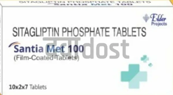 Santia Met 100mg Tablet 7s