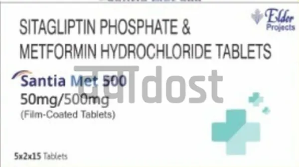 Santia Met 50mg/500mg Tablet 15s