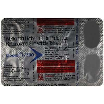 DUOPIL 1/500MG 10TAB