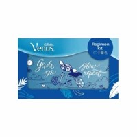 Gillette Venus Regimen (1 Handle + 3 Refills + 1 Skin Care Gel) Hair Removal Kit For Women