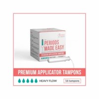 Sirona Premium Applicator Tampons Super Plus Heavy Flow - 16 Pcs
