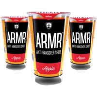 Armr Anti Hangover Shot Apple | Ready-to-drink Ayurveda Shot | Clinically Proven To Prevent Hangovers Pack Of 3 (60ml X 3)
