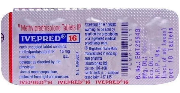 IVEPRED 16MG 10TAB