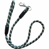 Pawcloud Nylon Rope Leash | For Medium & Large Dogs | Medium, 48 Inch | Green, 12mm
