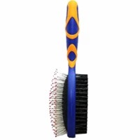 Pawcloud Double Side Dog Grooming Pin Brush, Large Pet Deshedding Brush