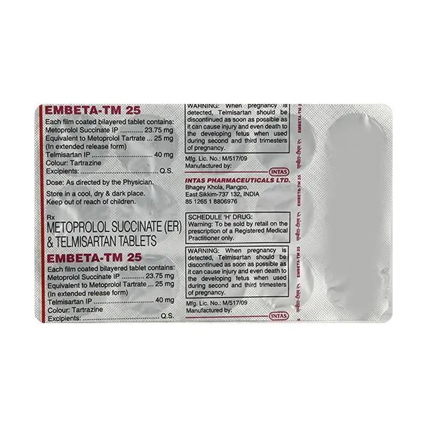 EMBETA-TM 25MG 15TAB