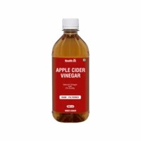 Healthvit Natural Apple Cider Vinegar With Mother Vinegar Raw Filtered -500ml