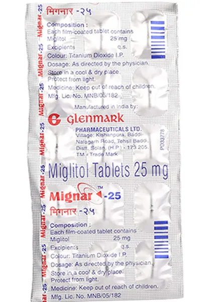 MIGNAR-MF 25MG 10TAB