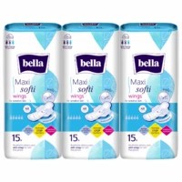 Bella Maxi Softi Wings Classic Sanitary Pads - 15 Pcs (buy 3 Get 50 Rs Off)