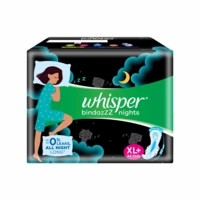 Whisper Bindazzz Nights Xl Plus - 44 Pads