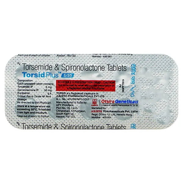 TORSID-PLUS 5/50MG 10TAB