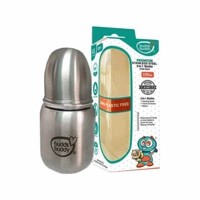 Buddsbuddy Premium Stainless Steel 3 In 1 Feeding Bottle - 200ml
