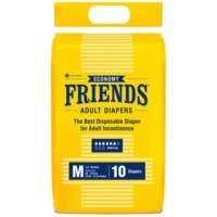 Friends Adult Diapers Economy Medium 10's