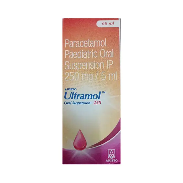 Ultramol 250mg Paediatric Oral Suspension 60ml