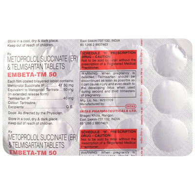 EMBETA-TM 50MG 15TAB