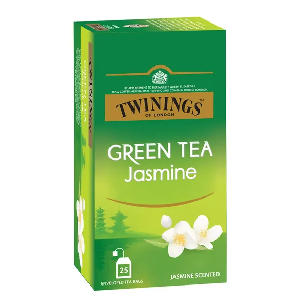 TWINNINGS 25S GREEN TEA JASMINE TB HS