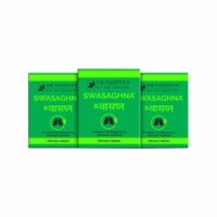 Dr. Vaidya's Swasaghna | Ayurvedic Pills For Respiratory Ailments | 24 Pills Each (pack Of 3)
