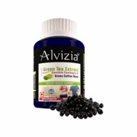 Alvizia Garnicia Cambogia - 500mg, Green Coffee Bean - 200mg, Green Tea Extract - 100mg - (appetite Suppressant & Weight Loss Pills)
