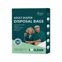 Sirona Adult Diaper Disposal Bag For Discreet, Tamper Proof Disposal Of Diapers - Pack Of 30