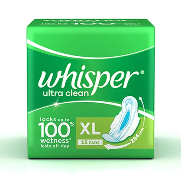WHISPER ULTRA CLEAN WINGS XL 15'S