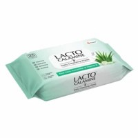 Lacto Calamine Daily Cleansing Face Wipes With Aloe Vera Cucumber And Vitamin E - 25 Wipes