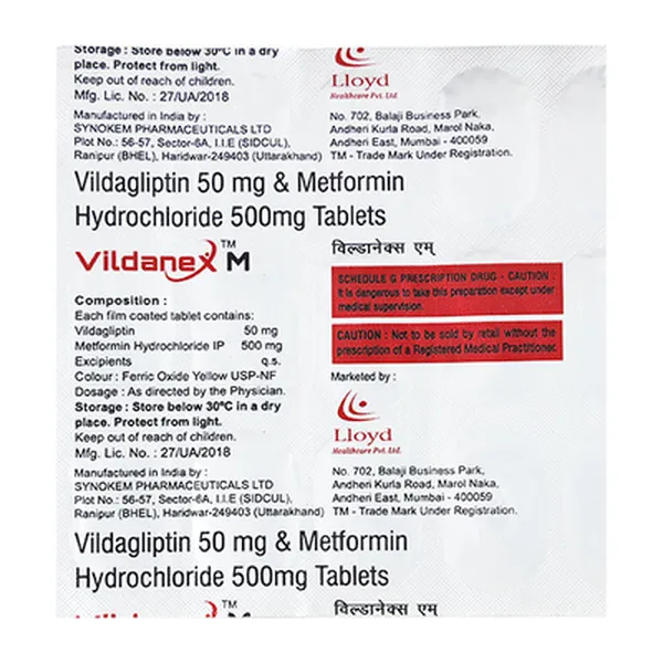 VILDANEX-M 15TAB
