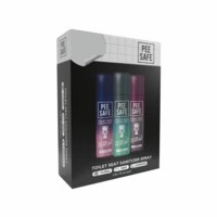 Pee Safe Toilet Seat Sanitizer Spray - 75 Ml (multi-fragrance - Mint, Lavender, Floral (pack Of 3)