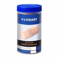 Liveasy Ortho Care Cotton Crepe Bandage - 10cm X 4 Meters