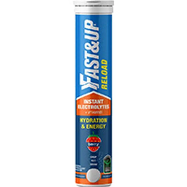 Fast&up Reload Hydration & Energy Drink With Electrolytes - Effervescent Tablets - Berry(20 Tablets)