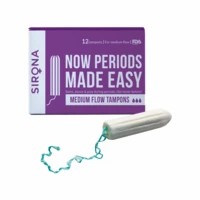 Sirona Premium Digital Tampon (medium Flow)packet Of 12
