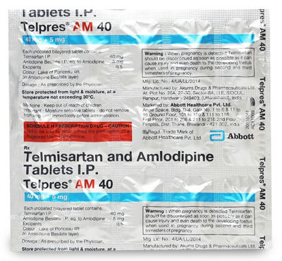 TELPRES-AM 40MG 15TAB