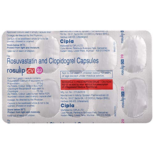 ROSULIP-CV 20MG 10CAP