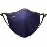 Livinguard Street Mask | 2 Layers | Anti-viral & Anti-bacterial | Non-toxic & Safe | Washable & Reusable | Cotton Face Mask | Large - Bombay Blue