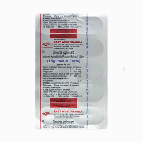 TRIGLIMET-V FORTE 10TAB