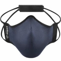 Livinguard Fitness Mask |unbeatable Breathability |anti-viral & Anti-bacterial |ultra Comfort | Non-toxic & Safe | Washable & Reusable | Steel Blue - Large