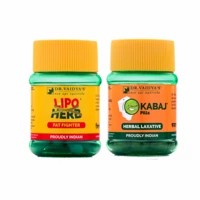 Dr.vaidya's Weight Reduction Pack | Ayurvedic Weight Loss Pack | Lipoherb (30 Capsules X 3) Kabaj Pills (30 Pills X 1)