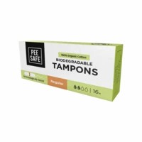 Pee Safe Organic Cotton Tampon (super Plus) - 16 N