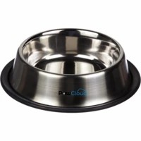 Pawcloud Stainless Steel Dog Bowl, Medium - Anti Skid Dog Feeding Bowl