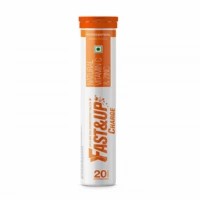 Fast&up Charge Vitamin C & Zinc Effervescent Tablets With Natural Amla -orange Flavour (60 Tablets)