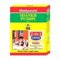Baidyanath Shankh Pushpi Sharbat - 220 Ml With Free Sharbat - 110 Ml