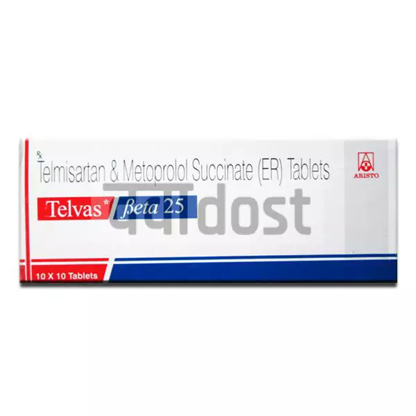 Telvas Beta 25 Tablet ER