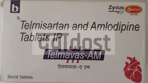 Telmavas AM 40mg/5mg Tablet